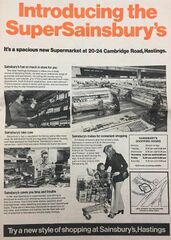 Sainsburys Cambridge Road Opening 1974